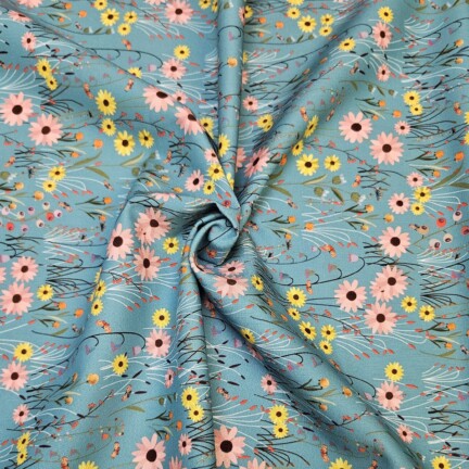 COTTON | OVER THE HILL VIEW (Powder Blue)