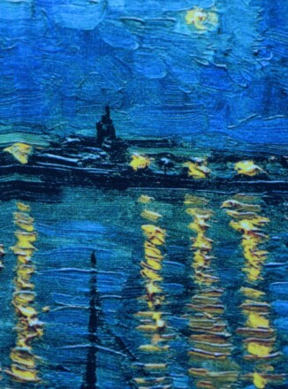 ART PANEL-18009 STARRY NIGHT OVER THE RHONE
