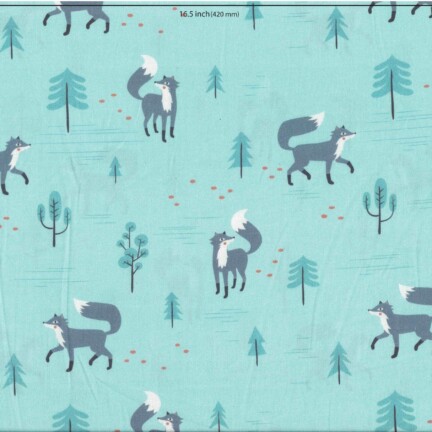 DRESS MAKING | FOXES (Grey)