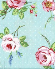 SOFT FURNISHING | PINK & WHITE ROSE
