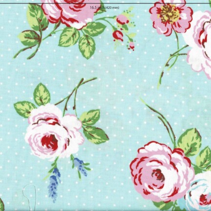 SOFT FURNISHING | PINK & WHITE ROSE