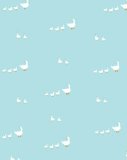 COTTON | DUCK'S PICNIC DAY (Sky Blue)