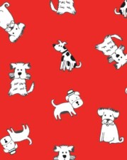 ECO-LAMINATED | DOGGIES (Red)
