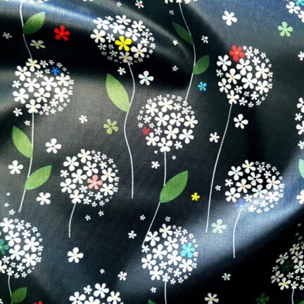 ECO-LAMINATED | FLOWER BALLOON (Black)