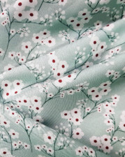 COTTON | CHERRY BLOSSOM (Light Green)