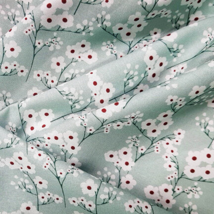 COTTON | CHERRY BLOSSOM (Light Green)