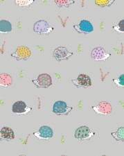 ECO-LAMINATED | HEDGEHOGS (Grey)