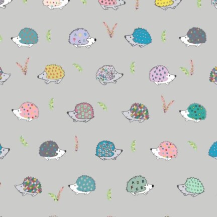 ECO-LAMINATED | HEDGEHOGS (Grey)