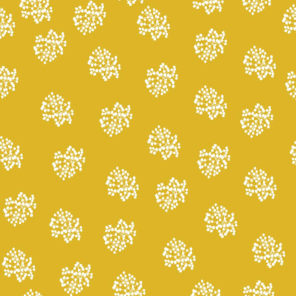 ECO-LAMINATED LINEN | ELDERBERRY (Yellow)