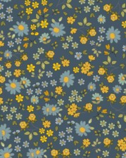 ECO-LAMINATED TWILL | VINTAGE LOVE (Grey)