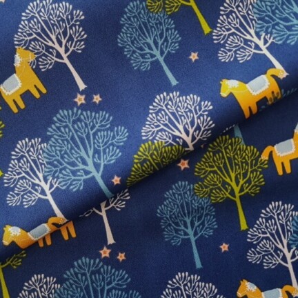 COTTON | HORSE FOREST (Navy)