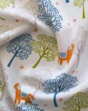 COTTON | HORSE FOREST (White)