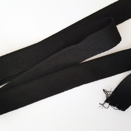 TWILL TAPE | 25mm (Black)