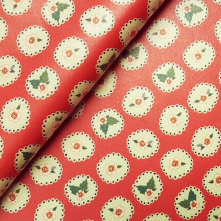 ECO-LAMINATED | STRAWBERRY FLOWERS (Red)