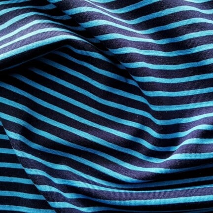 JERSEY | STRIPE (Navy & Blue)
