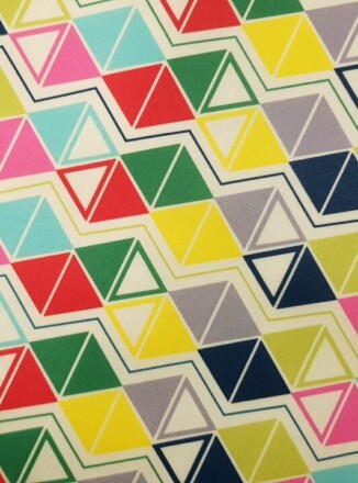 LAMINATED | GEOMETRIC SQUARES (Multi-coloured)