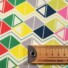 LAMINATED | GEOMETRIC SQUARES (Multi-coloured)