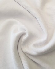 RIB | SOLID LONG QUARTER (White)