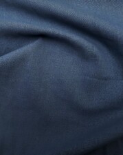 PRE-WASHED LINEN/COTTON | PLAIN (Blue)
