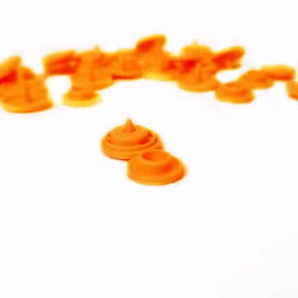 PLASTIC SNAPS | 12.4mm (Orange)