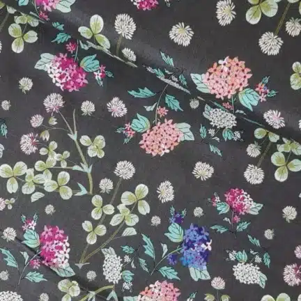VISCOSE | SHAMROCK HYDRANGEA (Grey)