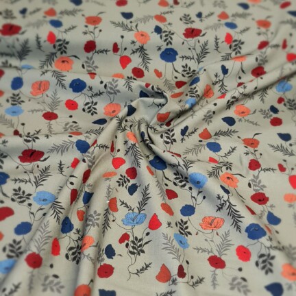 LINEN/COTTON | CALIFORNIA POPPY (Green)