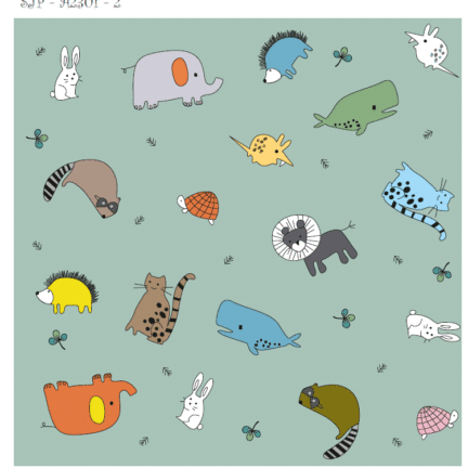 QUILTING COTTON | LULU LALA (Stone Green)
