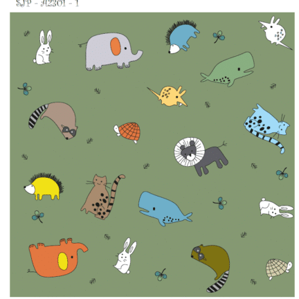 QUILTING COTTON | LULU LALA (Green)