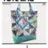 Lona Tote Bag. Shopping bag style with patchwork squares of pastel colours