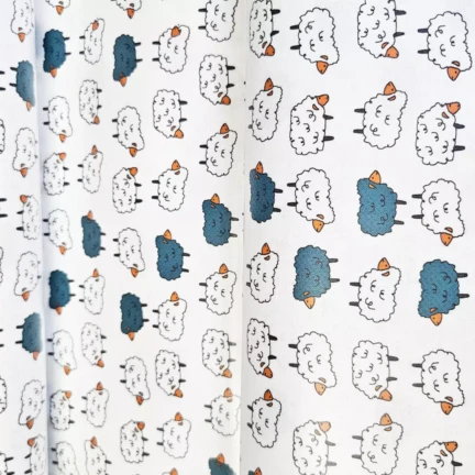 ECO-LAMINATED | LINE-UP SHEEP (White)