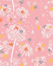 COTTON JERSEY | FLY AWAY (Pink)