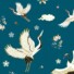 COTTON JERSEY | HEAVENLY WINGS (Nordic Green)