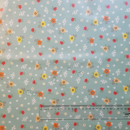 ECO-LAMINATED | PANSIES (Tiffany Blue)