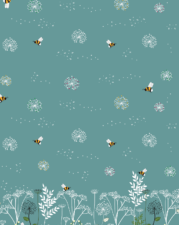 ECO-LAMINATED | CHANTING MEADOW D. BORDER (Sage)