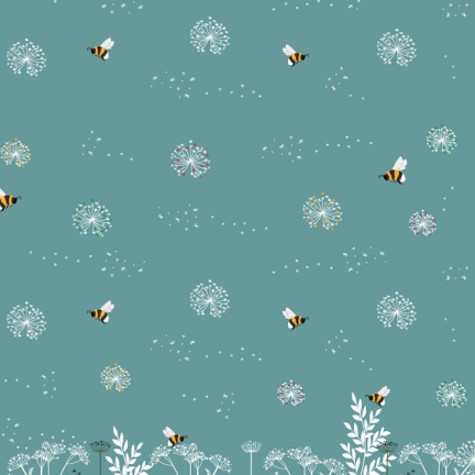 ECO-LAMINATED | CHANTING MEADOW D. BORDER (Sage)
