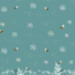 ECO-LAMINATED | CHANTING MEADOW D. BORDER (Sea Blue)