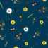 ECO-LAMINATED | CHANTING MEADOW (Royal Blue)