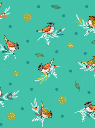 COTTON | MYTHICAL WORLD (Light Teal)
