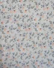 DOUBLE GAUZE COTTON | DITSY FLORAL (Light Sage)