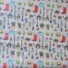 Garden Lover faulty. Grey background. Various gardening implement and garden wear and vegetables