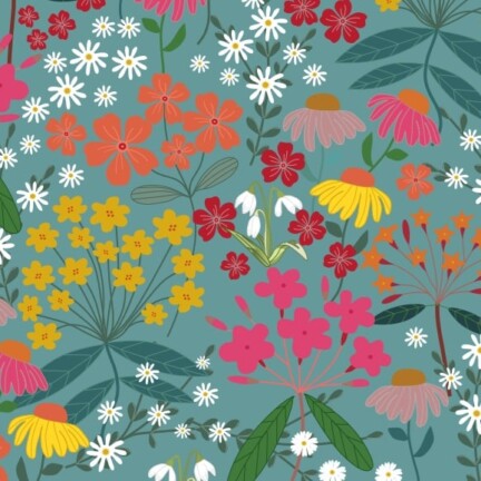 COTTON | STOURHEAD GARDEN (Ocean Blue)