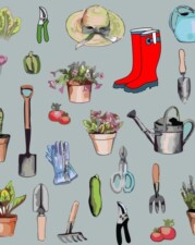 ECO-LAMINATED | GARDEN LOVER 2 (Grey)