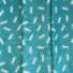 Cotton Dragonflies Tiffany Blue. White silhouettes of dragonflies on a Tiffany blue background