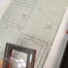 PNQ Square Stamp positioned on fabric showing stamped square placement guides