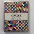 PNQ Circles Stamp Set of 6 colourful patterned storage tin
