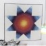 Colourful star patchwork quilt created using the PNQ Star Stamp Set of 6