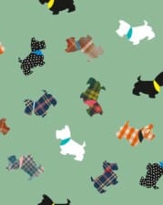 COTTON | SCOTTISH TERRIER (Green)