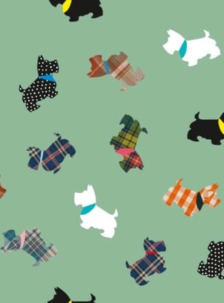 COTTON | SCOTTISH TERRIER (Green)