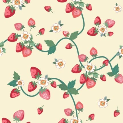 COTTON | STRAWBERRIES (Cream)
