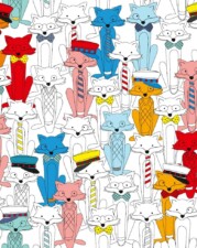 COTTON | CRAZY FOX (White)